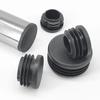 20-100pcs Round Steel Pipe Plastic Hole Plug Furniture Chair Leg Ladder Glide Protection Blanking End Cap Tube Pipe Insert Plugs