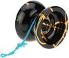 MagicYoYo New Design N11 Alloy Aluminum Professional Yo-yo Unresponsive YoYo Ball (Black With Golden) by MAGICYOYO