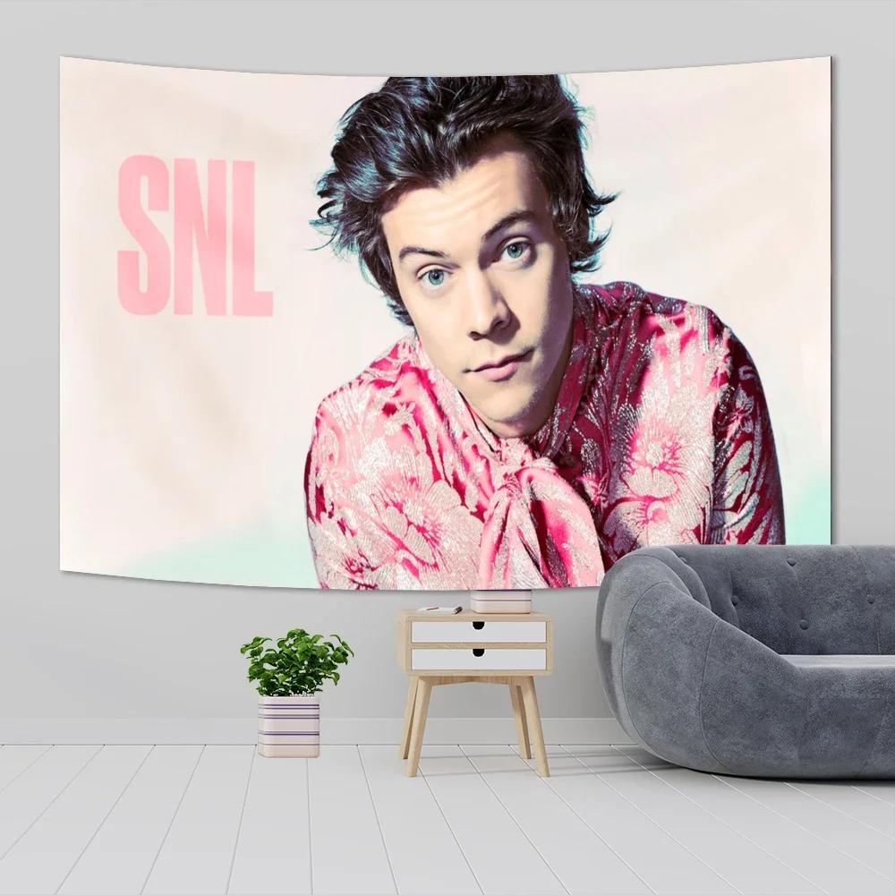 Handsome Male Celebrity Portrait Tapestry Celebrity Photo Design Perfect for Fan Room Decoration Large Wall Hanging Artwork