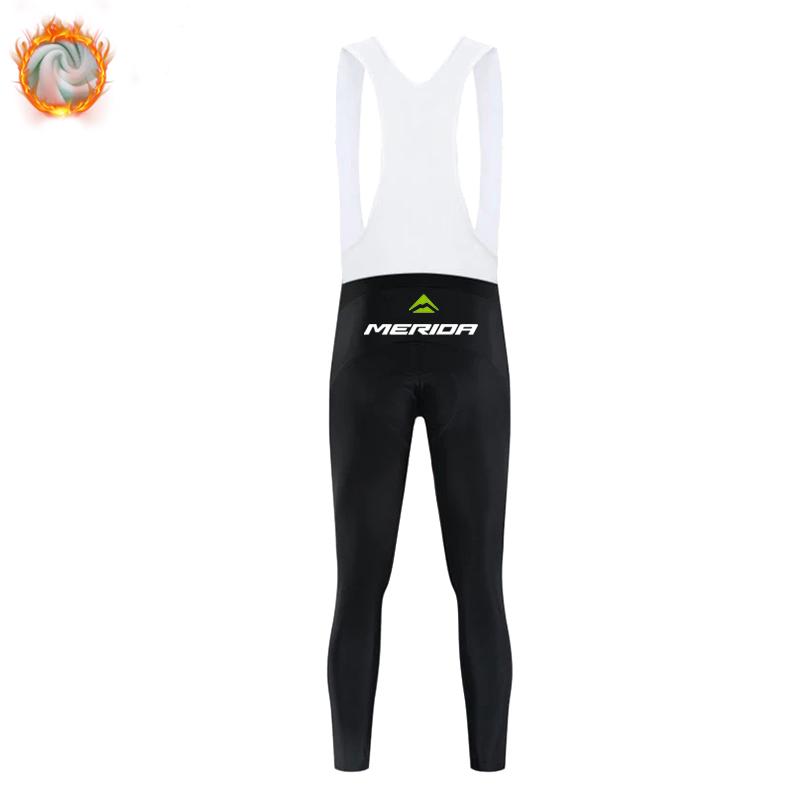 

2026 Team Merida Winter Cycling Set Thermal Fleece Bicycle Clothing Long Sleeve Jersey Road Bike Clothes Ropa Ciclismo MTB Uniform 3XL