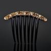 Temperament Women Hair Accessories Rhinestone Hair Comb Seven-tooth Comb Korean Style Headwear