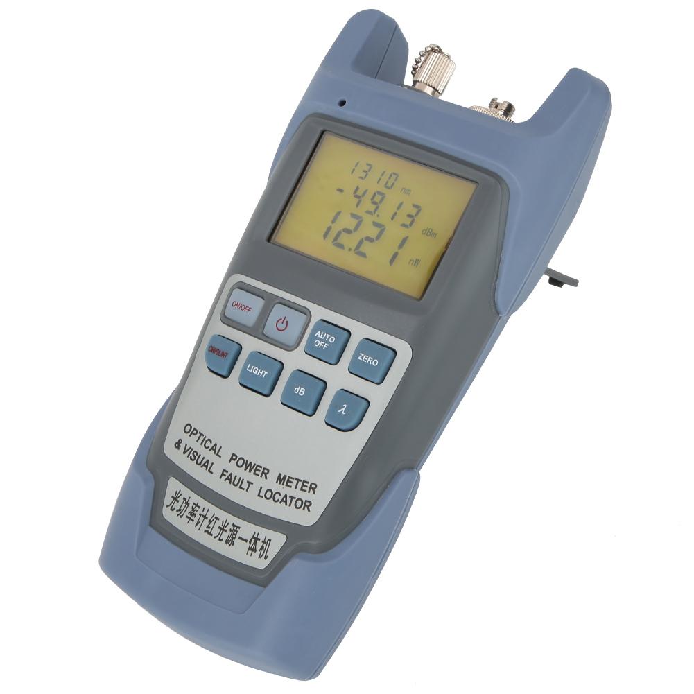 Handheld Fiber Optical Power Meter Visual Fault Locator Fiber Optic Cable Tester 70 + 10dB