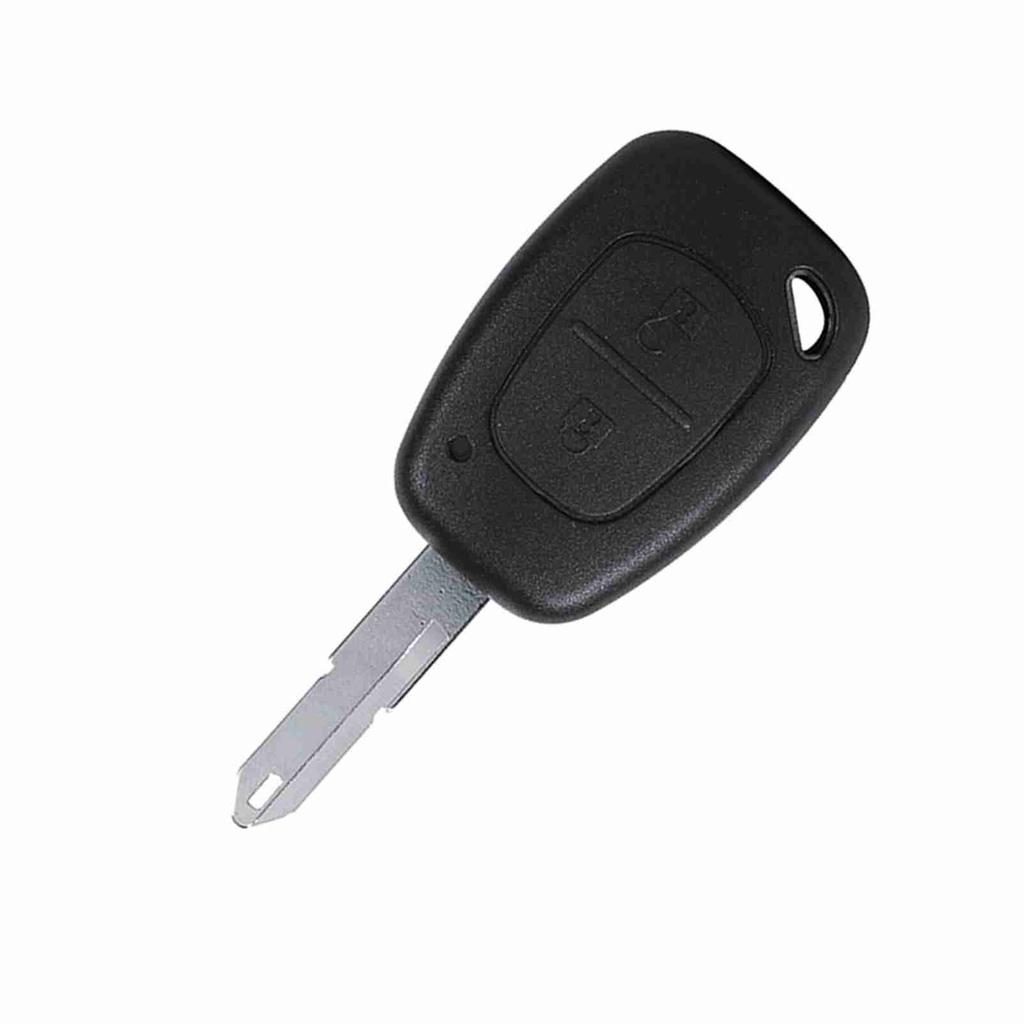 2 Buttons Not Uncut Blank Car Key   Case for   [Remote Key Replacement]