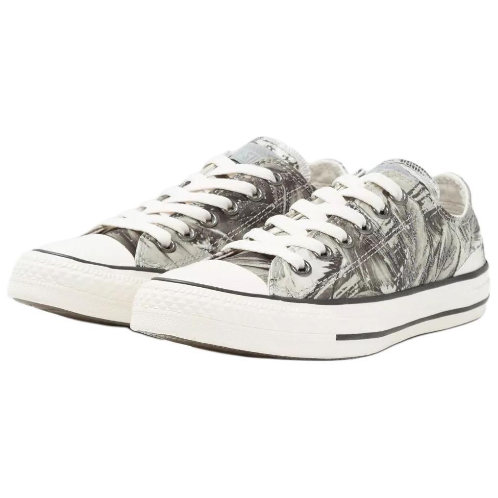 Converse Chuck Taylor All Star Low Satin Floral Women Sneakers Black Dolphin Egret 559864C