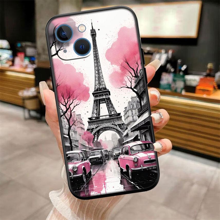 IK52 Paris Eiffel tower New High-End Shell Phone Case for OPPO A3 Pro A72 A74 A76 A77 A77S A78 A79 A94 A95 A18 A40M A58