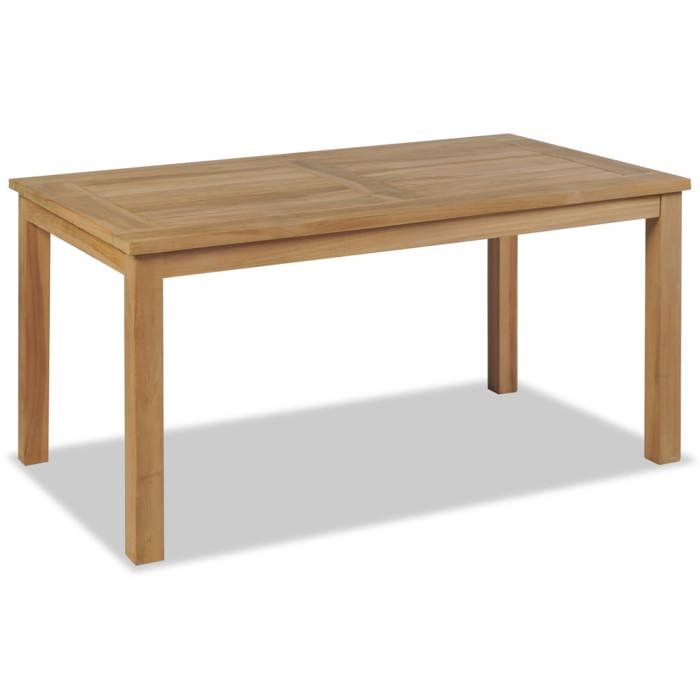 Table basse en teck - VIDAXL - Rectangulaire - Jardin - Marron - Campagne