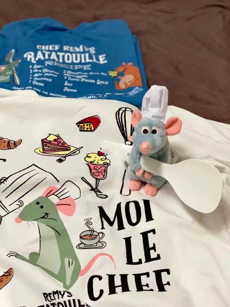 Adorable Ratatouille Plush Toy with Shoulder Magnet & Free Shipping