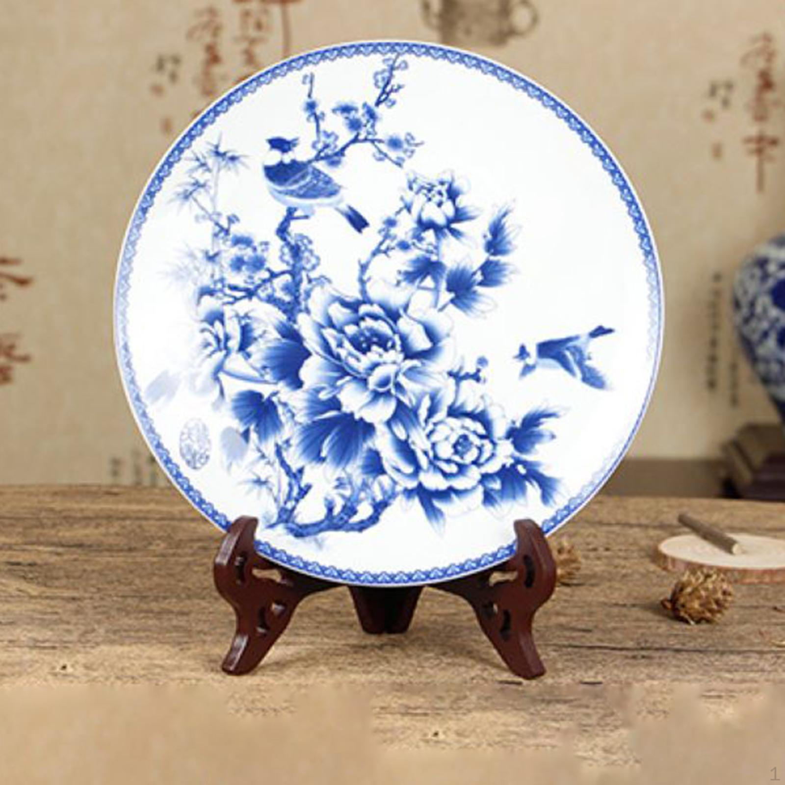 

Художественный держатель деревянной тарелки для домашнего декора 7inch