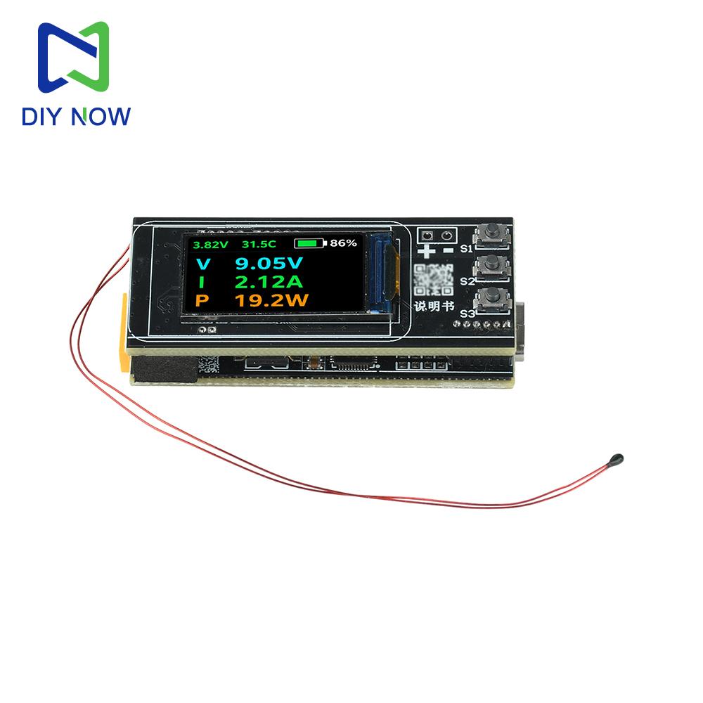 PD 140W Schnelllade-Modul 0,96 Zoll TFT IP2366 Buck-Boost 2-6S Li-ion Lade-/Entladeplatine Powerbank-Hauptplatine DIY-Kit