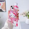 For Samsung Galaxy A17 A07 A16 A06 A26 A56 A04E A05 A05s A15 A25 A35 A55 Cake Kitty Case With Holder Rope