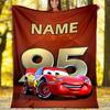 Personalisierbare Autos Kuscheldecke – Personalisierter Name, Ganzjahres-Kuscheldecke, Maschinenwaschbar, Personalisierte Decke
