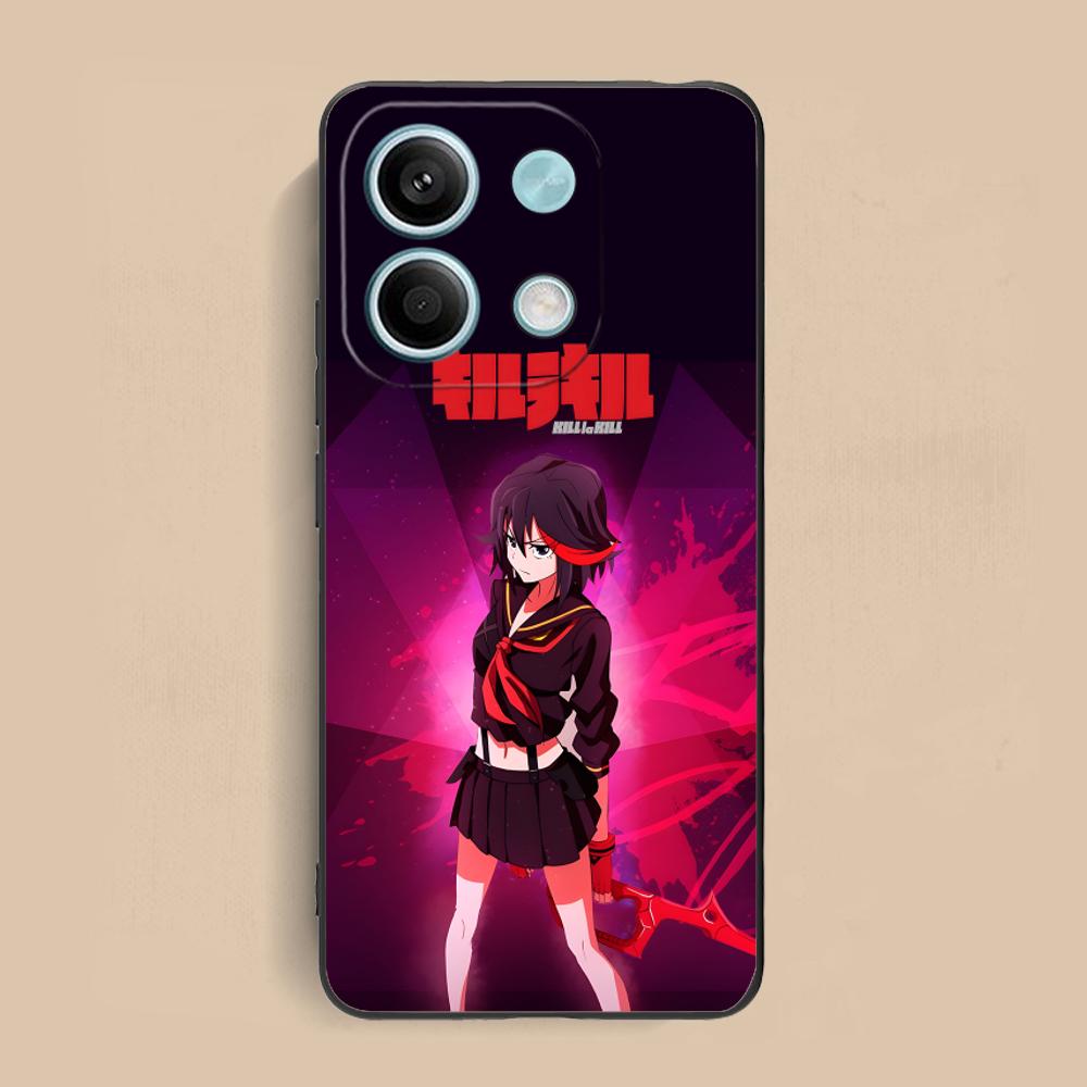 Anime Ryuko Matoi Phone Case for Xiaomi Redmi Note 14 13 12 11 S Pro Plus 4G 5G Colorful Printing Cover Smartphone Cover Luxury