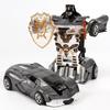 Inertial Impact Deformation Robot Toy - Transforming Collision Car for Kids