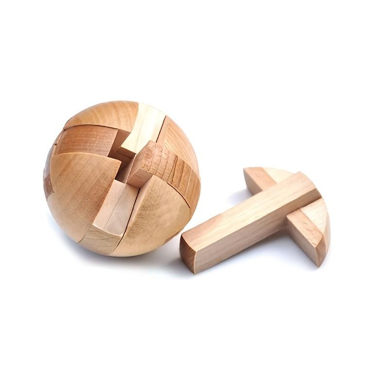 Wooden puzzle balls home decorations for Halloween Christmas and Thanksgiving gifts cultivating problem-solving skills