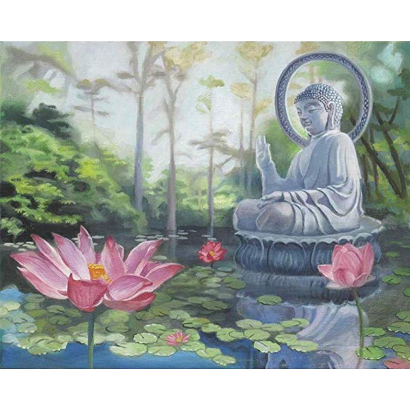 Diamant Malerei Buddhismus Strass Kunst 5D Diy Diamant Stickerei Religiöse Figuren Volle Runde Mosaik Hause Dezember