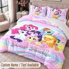 Custom Name Text 3Pcs Bedding Set My Little Pony Duvet Cover And Two Pillowcases