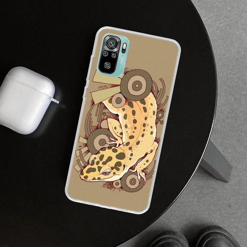 Lizards Geckos Phone Case Cover for Xiaomi Redmi Note 15 14 13 12 11 Pro Plus 14S 12S 11S 11T 11E 10S 10 Customized Fundas Redmi