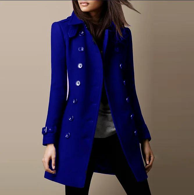 2026 Autumn/Winter European Woolen Women's Mid-Length Coat