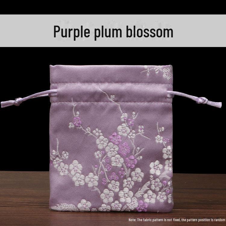 "Chinese Brocade Jewelry Drawstring Gift Bag"