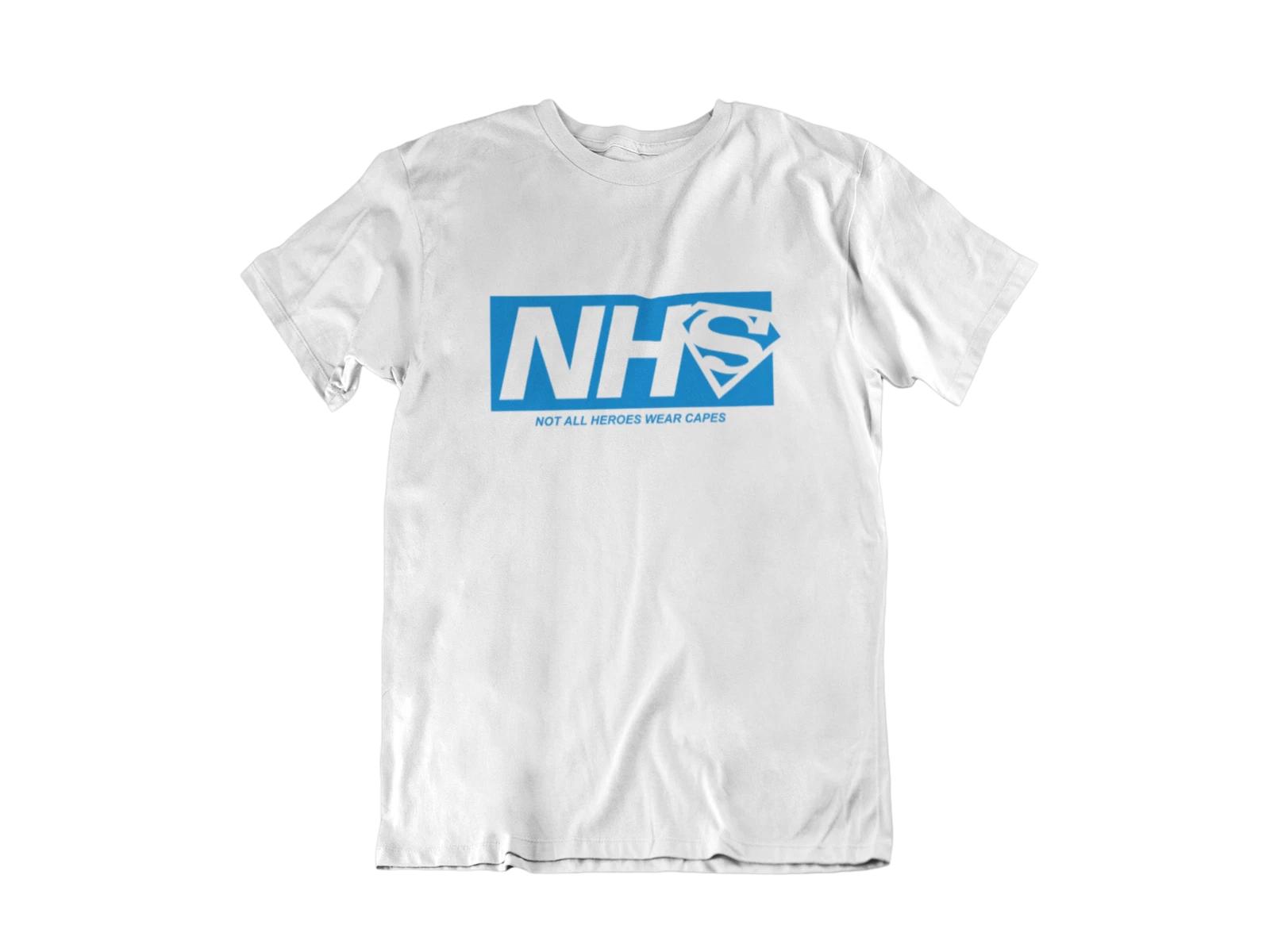 NHS не все герои носят плащи Футболка Медсестры супергерои XL