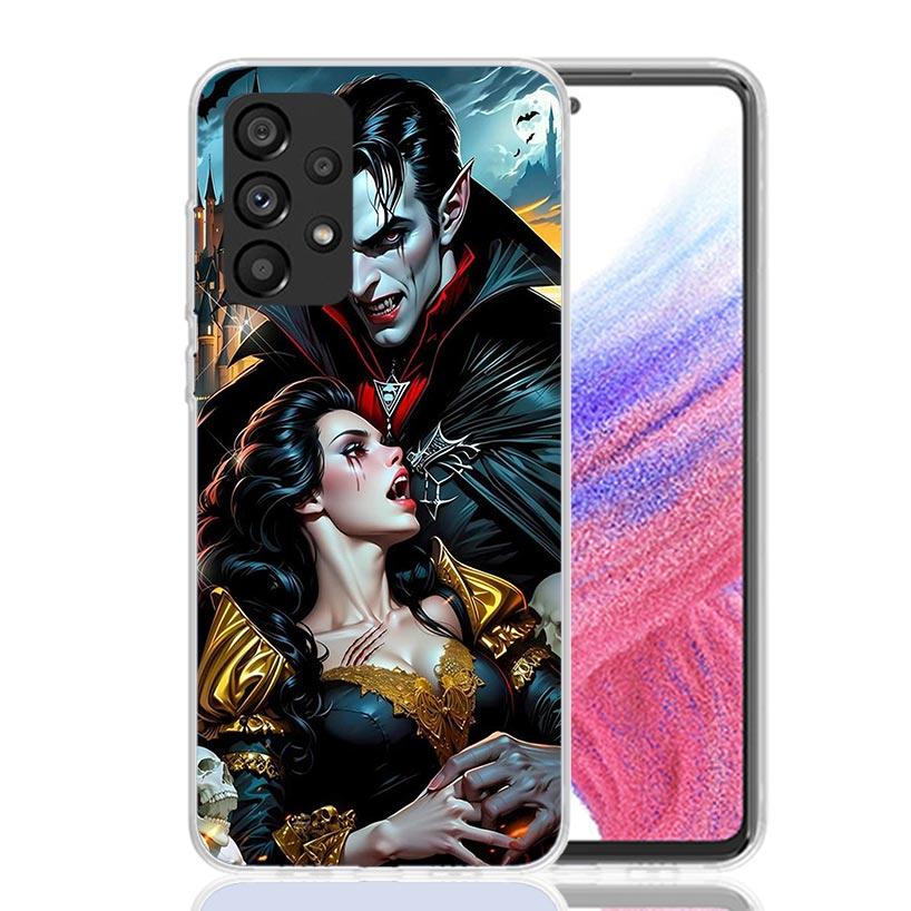 Gothic Vampire Scarlet Art Phone Case For Samsung Galaxy A17 A16 A14 A15 A13 A57 A56 A54 A55 A53 A37 A36 A34 A35 A33 A26 A24 A25