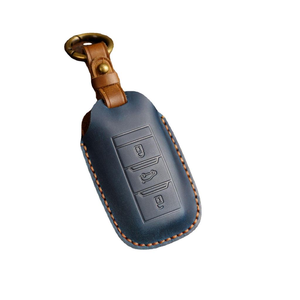 Changan Crazy Horse Leather Key Cover for CS35/CS55/CS75 Models