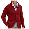  And Winter Men's Fashion Loose Cardigan Warm Lapel Hooded Jacket Sweater