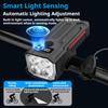 Bike Front Light USB Rechargeable with 120dB Horn Highlight Mtb Road Bicycle Headlight Night Riding Warning Lamp Cycling Light