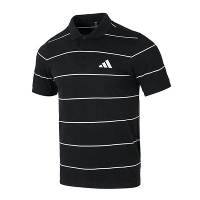 Sportlich Lässiges Kurzarm Poloshirt Herren Oberteile Schwarz JL6042
