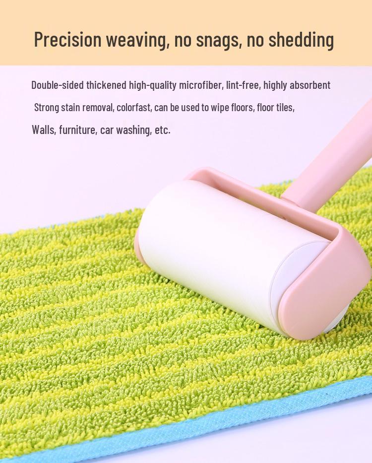 Double-Sided Thickened Mop Cloth Replacement for Flat Mop