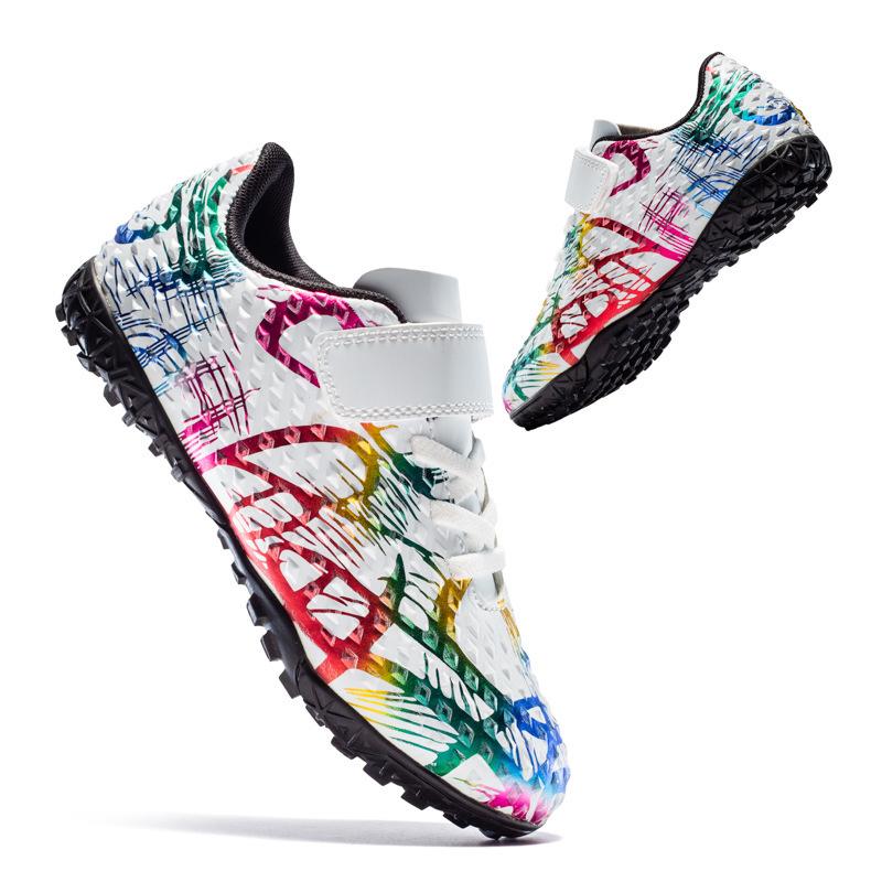 Football Shoes Velcro Elementary School Long Spike Shoes Artificial Turf Camouflage Broken Spike Football Shoes