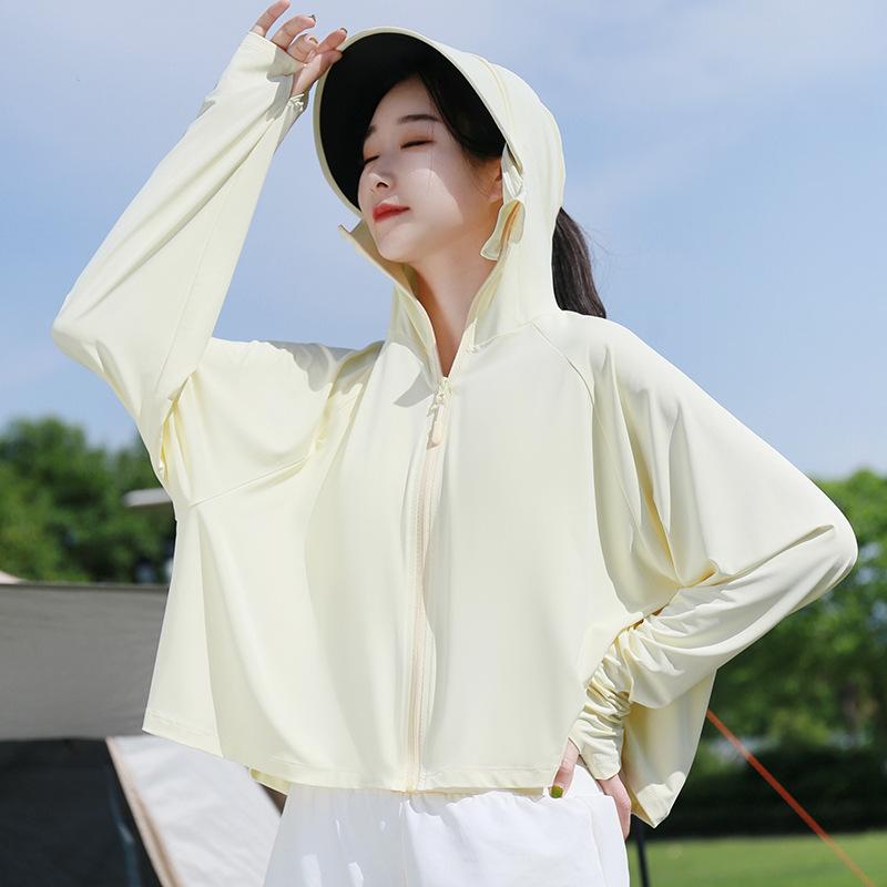 Ice silk sunscreen clothing women's 1011 new summer UV protection UPF10 + sunscreen clothing thin sunscreen blouse