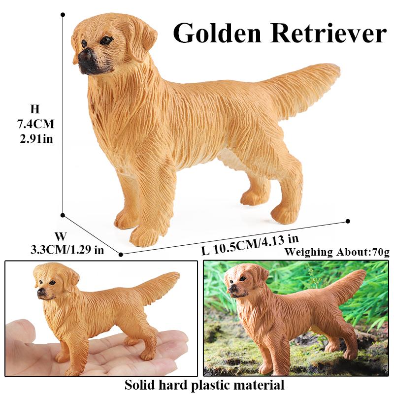 Oenux Dog Animals Model Husky Pug Pomeranian Rottweiler Chihuahua Action Figure Puppy Figurines PVC Cute Collection Toy Kid Gift