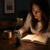 Flexible Gooseneck Clip-on Fill Light Even Lighting Portable Mini Reading Lamp  Video Shooting