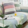 Grid Quilted Fabric Sofa Cover Slip Resistant Slipcover Printing Seat Cushion Sofa Towel Dust Cover Towel Couch For Living Room