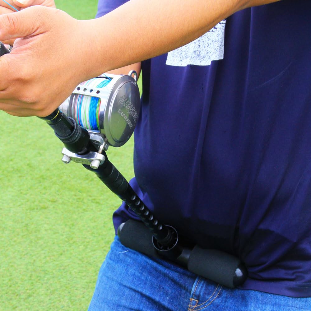 ORI Echipament de Pescuit Original Lansetă Mare de Pescuit Aluminiu Lansetă Mare de Pescuit Negru T-BAR (ori-783491)