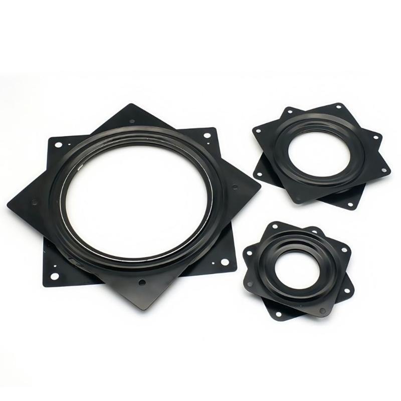 Robuste Drehtellerplatte Quadratische Drehtellerplatte Ersatz 360 Grad Drehteller für Möbel