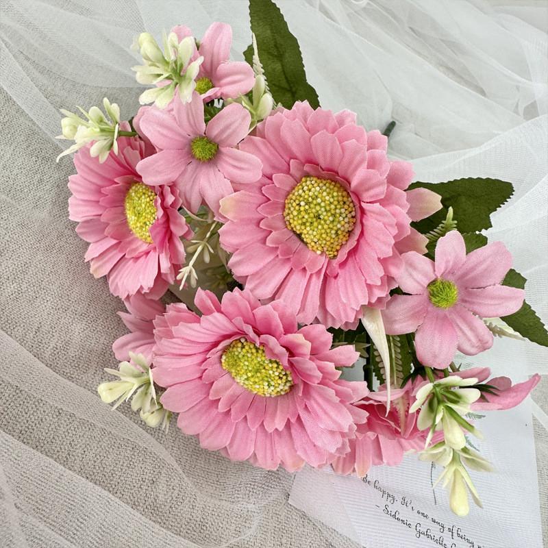 Chrysanthemum Fake Morifolium For Home Interior Table Wedding Photography And