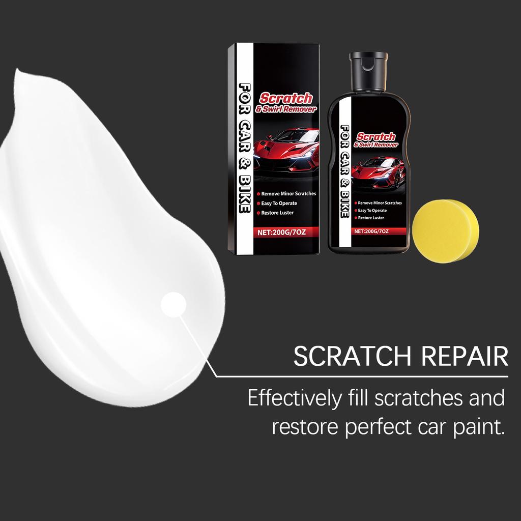 Car Scratch Paste: For Daily Car Maintenance, Repairing And Polishing Scratches And Scuffs Car Bodywork.