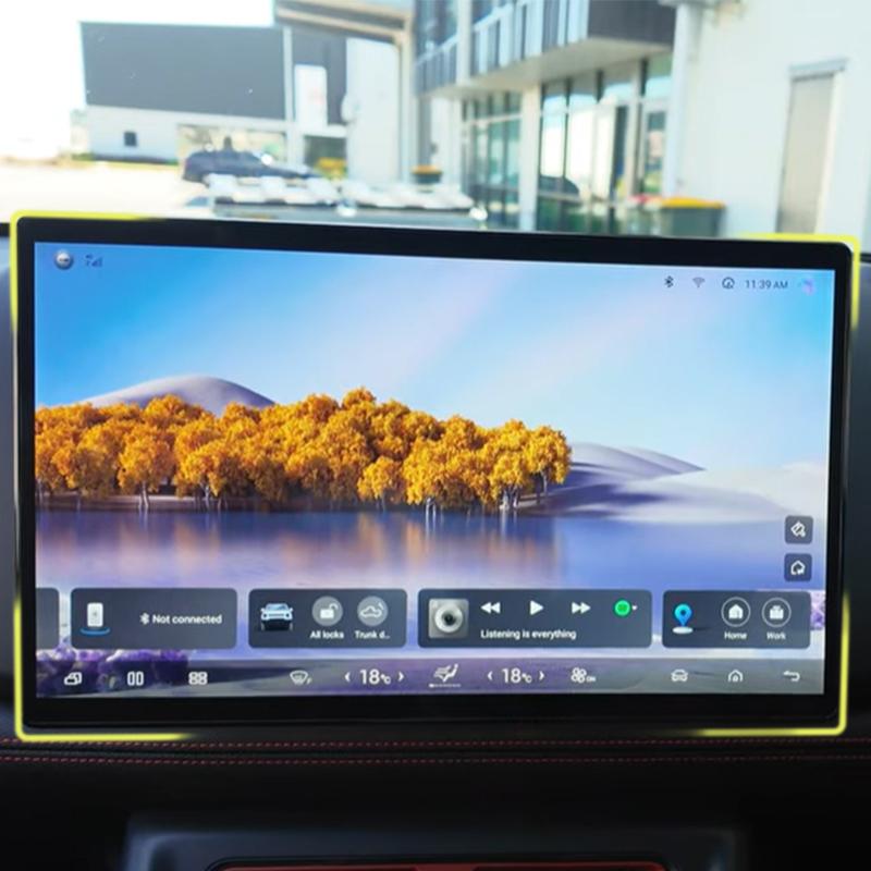 Tempered Glass Screen Protector 12.8 Inch 15.6 Inch GPS Navigation 10.25 Inch Instrument Anti Scratch HD Film For BYD Shark 6