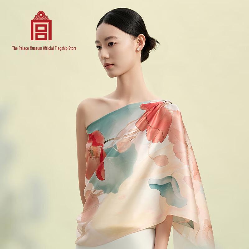 Palace Gift Forbidden City Culture Double-Sided Mulberry Silk Scarf
