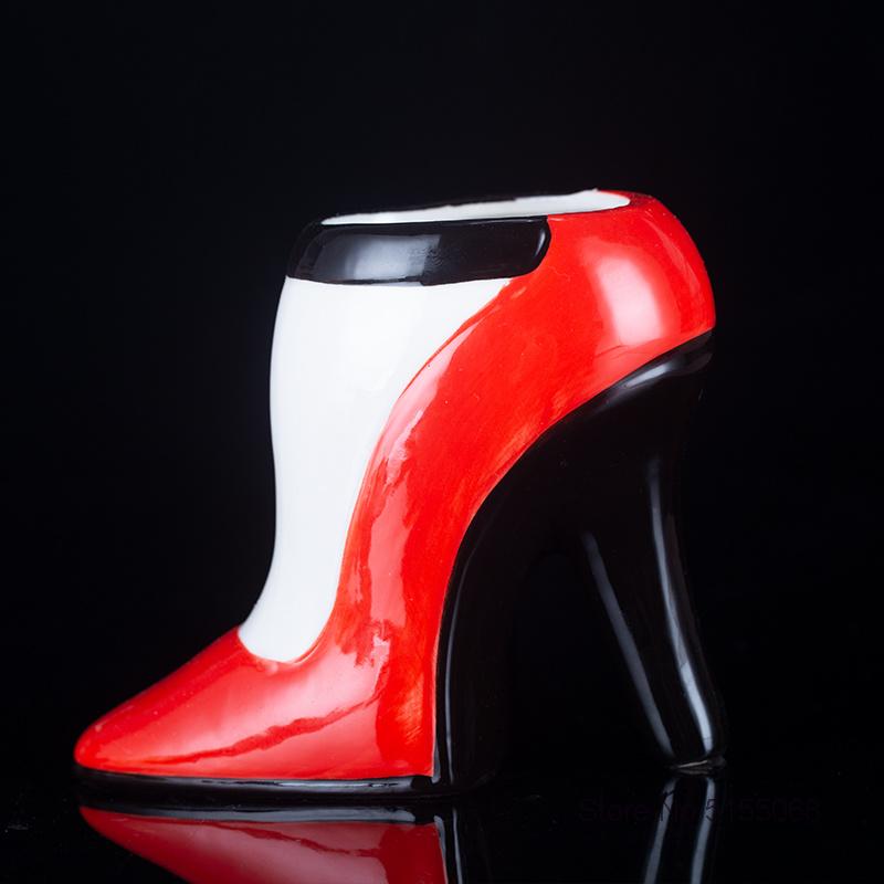 Red High Heels Ceramic Tiki Mug For Women Bar Restaurant Creative Female Drinking Cup Sexy Ladies Cocktail Glass Dropshipping
