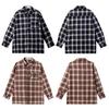 Chicano Classic West Coast Plaid Long Sleeve Button-Down Shirt