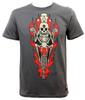 SAILOR JERRY Tattoo Biker Skeleton Asphalt Slim Fit T-Shirt S NEW