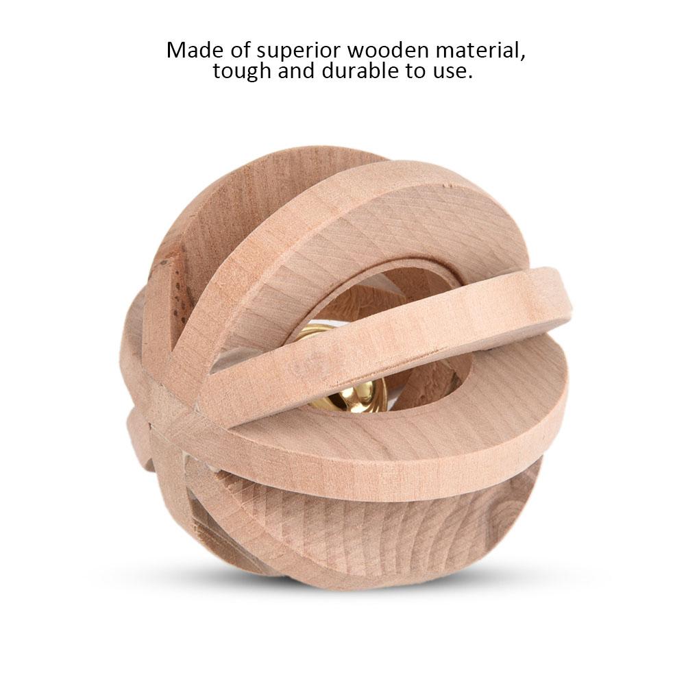 Pet Dogs Cats Teether Teething Interactive Chew Toy with Ringing Bell