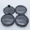 4pcs ABS 74mm ( 69mm I.D) Carbon Fibre Car Wheel Center Caps Rim Hubcaps Centre Cover Wheels Hub Lid Replace Styling Accessories