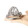 Small Metal Cock Cage Micro Stainless Steel Chastity Device Padlock Lockable Penis Ring Lock Sex Toy For Men BDSM Erotic Bondage