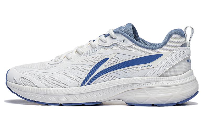 Li Ning Fuyao Slip Resistant Abrasion Resistant Low top Running Shoes Women s White Dark Blue ARXT014-1 35