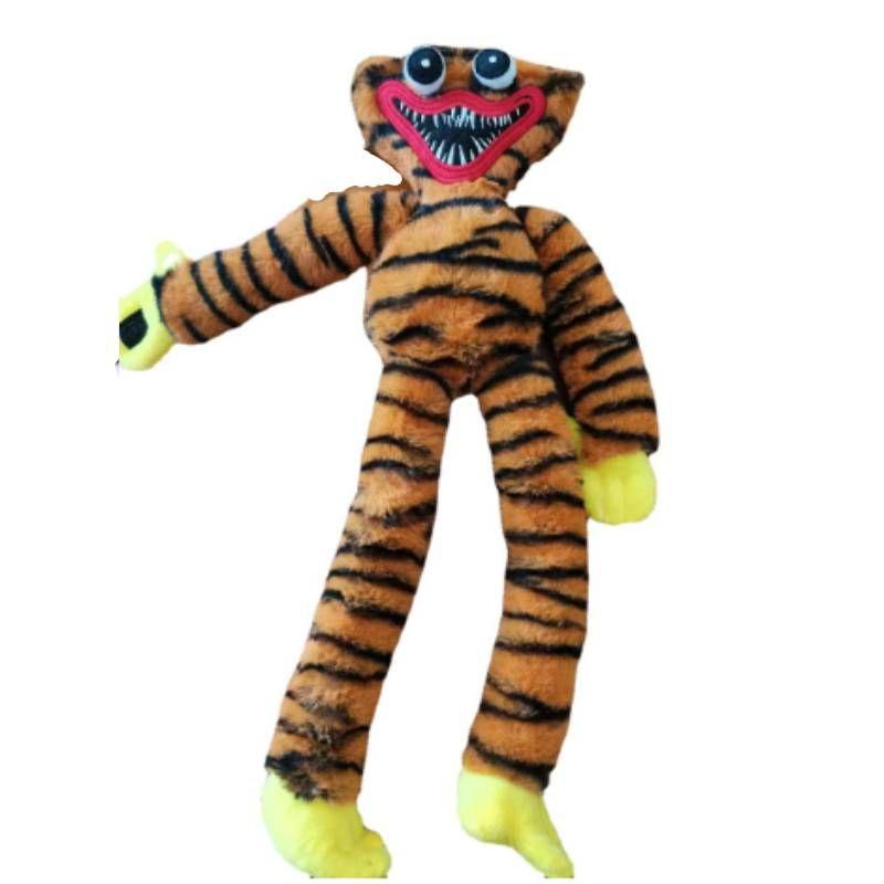 

Плюшевая кукла Хагги Вагги Poppy Playtime с тигровым принтом, периферия хоррор-игры для детей жёлтый