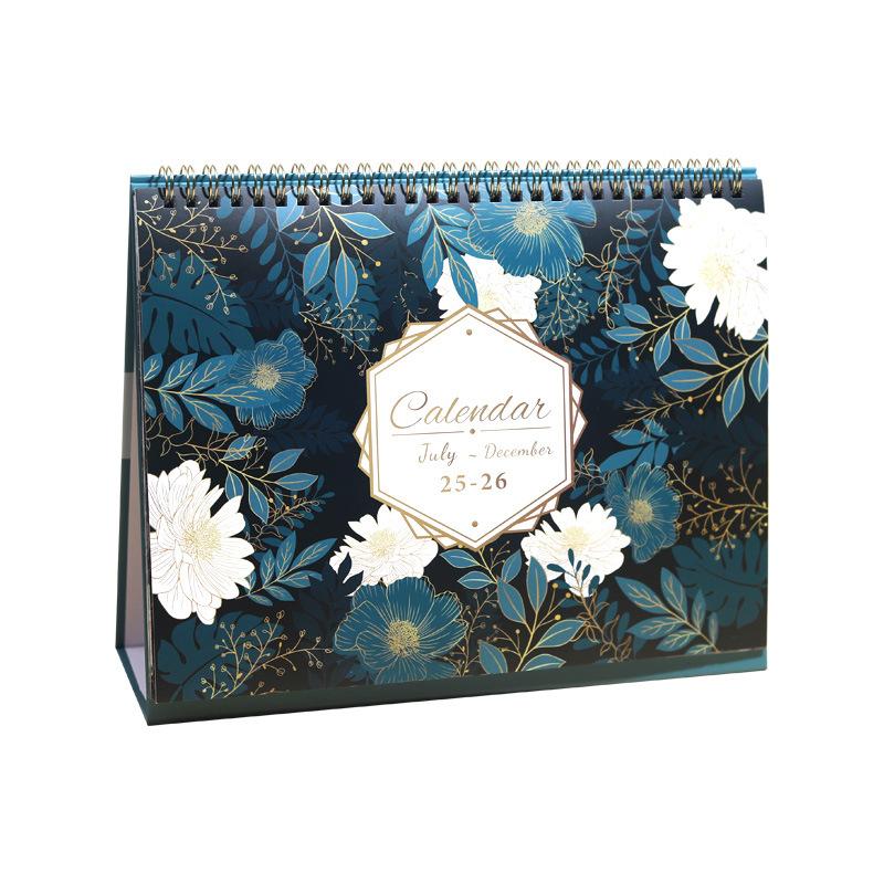 2026 Small Desk Calendar Mokani Standing Desktop Calendar July 2025-December 2026 Academic Flip Calender For Student Home